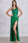 Prom Dresses Prom Sequin Long Beaded Applique Evening Formal Dress Bright Emerald