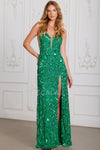 Prom Dresses Beaded Prom Long Formal Evening Dress Emerald