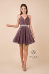 Short Dress Homecoming Spaghetti Straps Prom - The Dress Outlet Nox Anabel