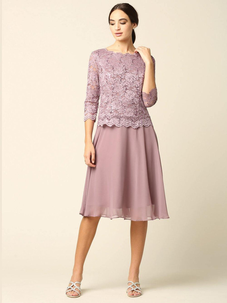 Short Mother of the Bride Dress Sale - The Dress Outlet