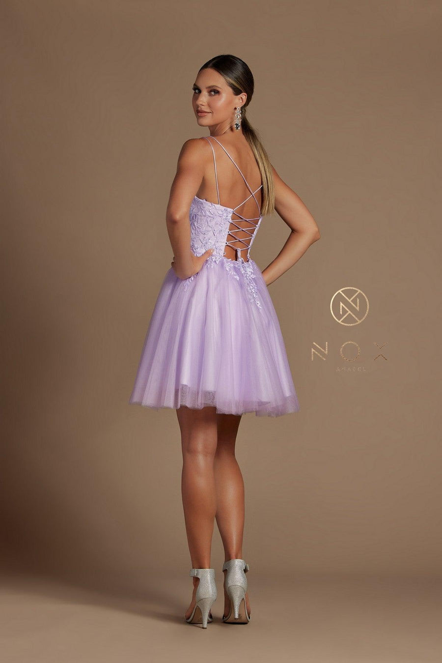 Short Spaghetti Strap Homecoming Dress Sale - The Dress Outlet