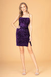 Short Spaghetti Strap Prom Cocktail Dress - The Dress Outlet