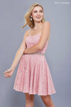 Short Strapless Formal Homecoming Dress - The Dress Outlet Nox Anabel