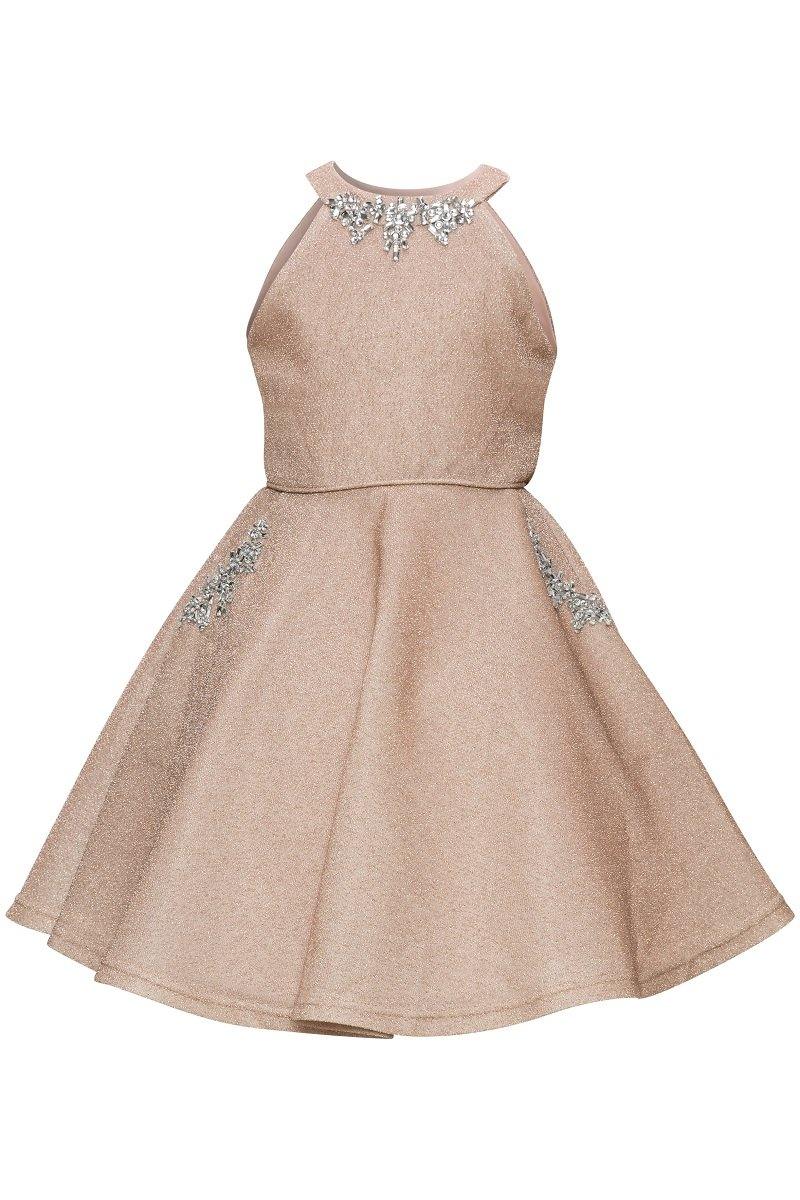 Skater Short Flower Girl Dress - The Dress Outlet Cinderella Couture