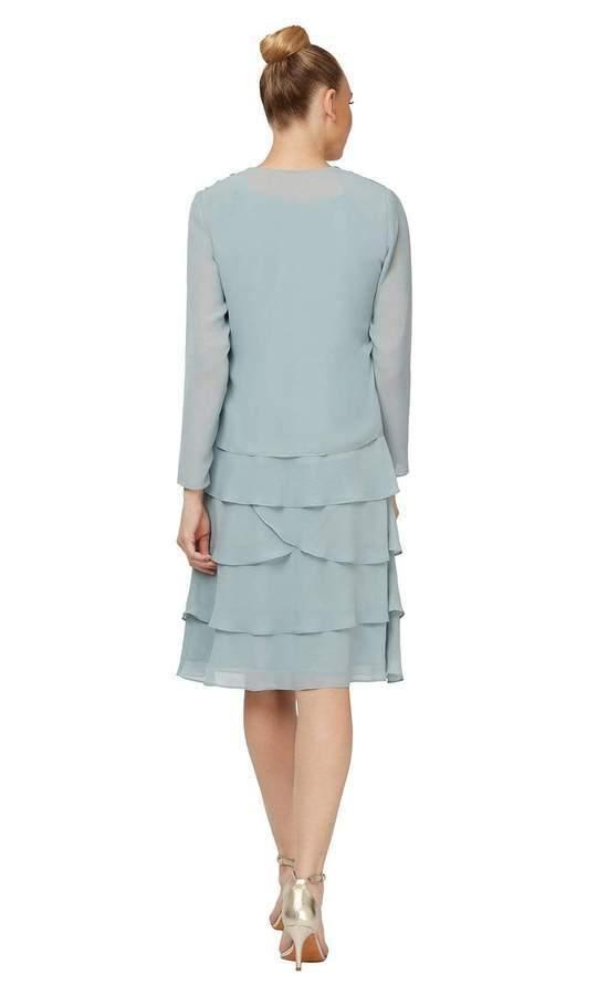 SL Fashion Short Mother of the Bride Dress 9120256 - The Dress Outlet