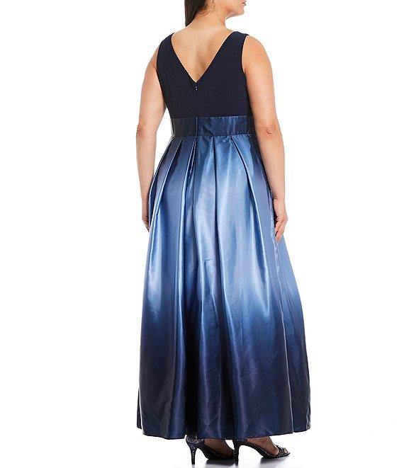 SL Fashion Long Formal Plus Size Dress 619435M - The Dress Outlet