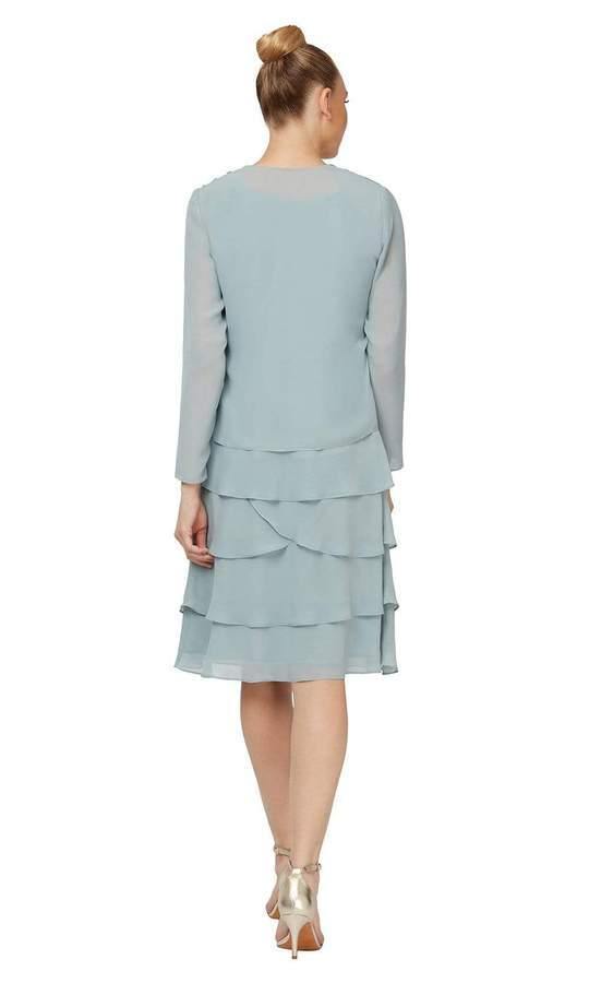 SL Fashion Short Mother of the Bride Dress 9120256 - The Dress Outlet