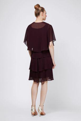 SL Fashion Short Dress Cocktail Mother of the Bride 9170184 - The Dress Outlet