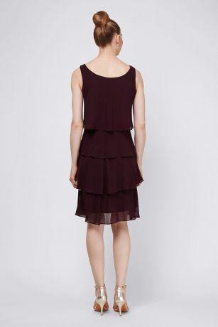 SL Fashion Short Dress Cocktail Mother of the Bride 9170184 - The Dress Outlet