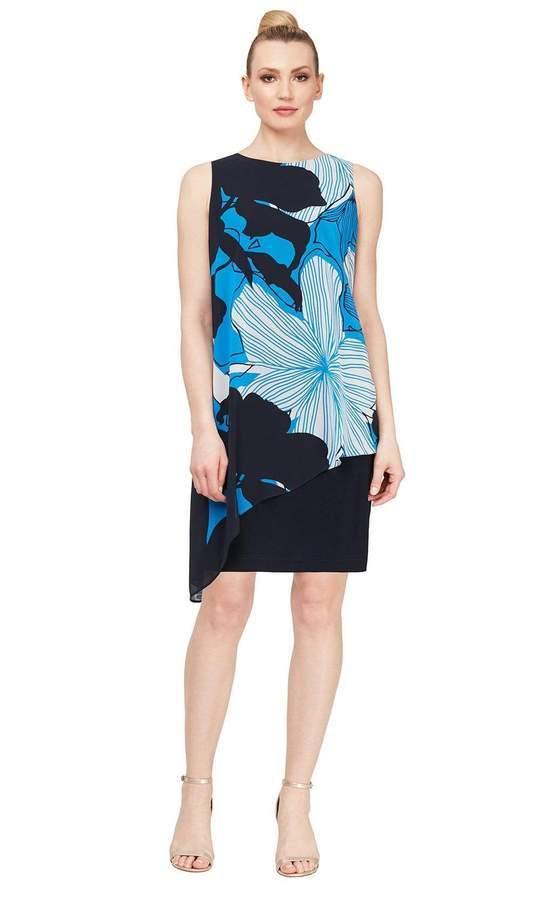 SL Fashion Floral Short Dress 9171300 - The Dress Outlet