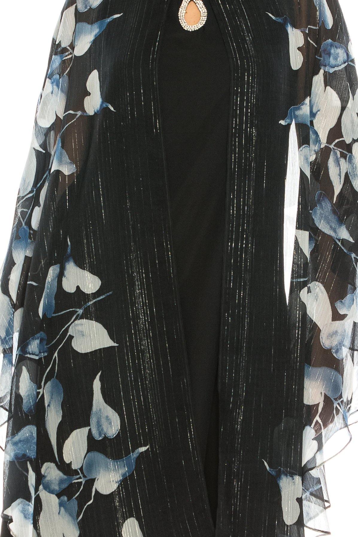 SLNY Short Mother of the Bride Floral Jacket Dress - The Dress Outlet