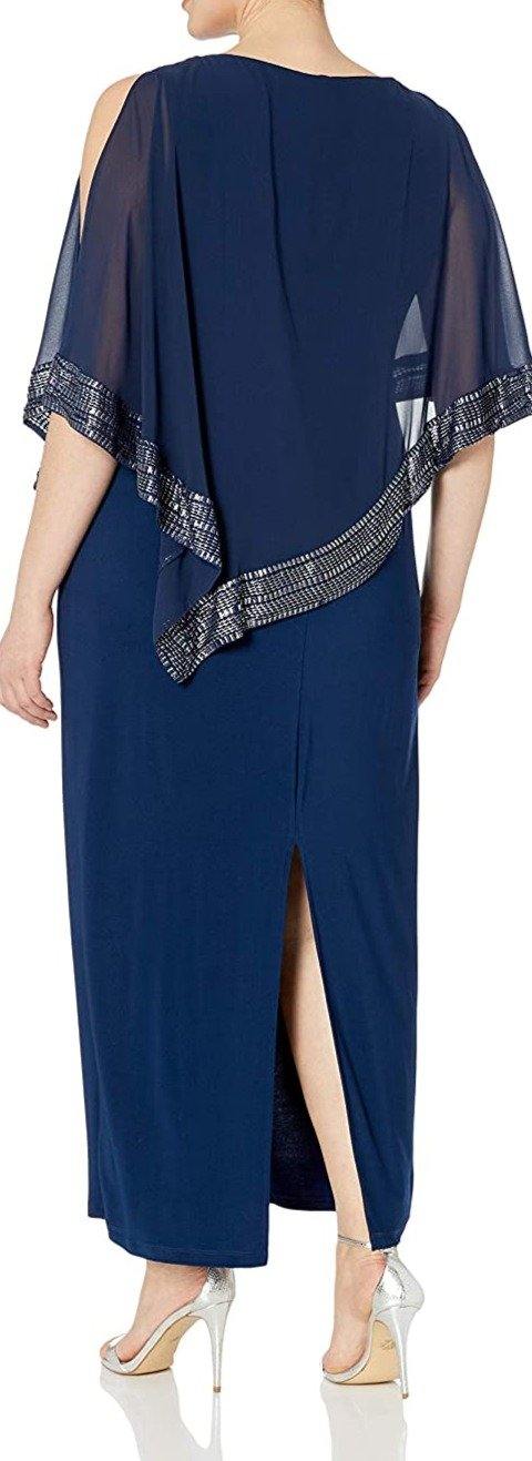 SL Fashions Long Mother of the Bride Dress 9470329 - The Dress Outlet