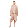 SL Fashions High Low Plus Size Jacket Dress 616184 - The Dress Outlet
