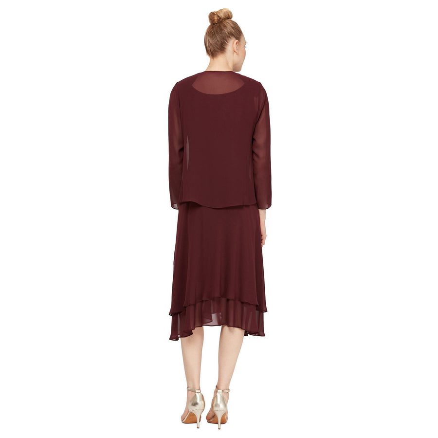 SL Fashions Mother of the Bride Jacket Dress 116184 - The Dress Outlet