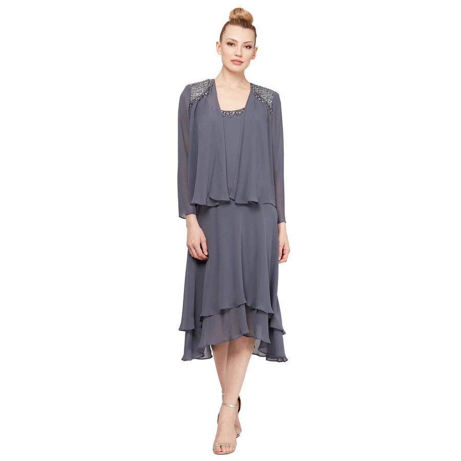 SL Fashions Mother of the Bride Jacket Dress 116184 - The Dress Outlet