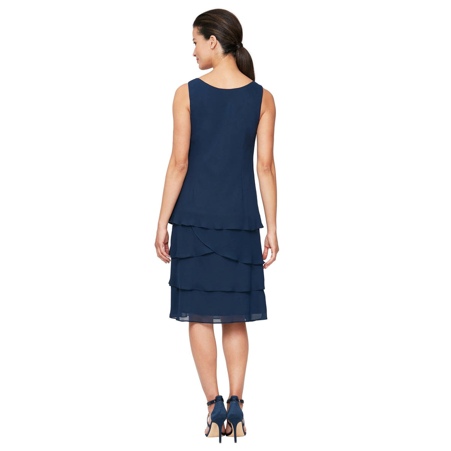 SL Fashions Mother of the Bride Short Dress 110692 - The Dress Outlet