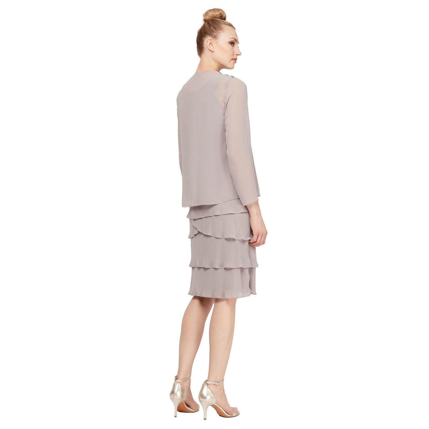 SL Fashions Mother of the Bride Short Dress 110692 - The Dress Outlet