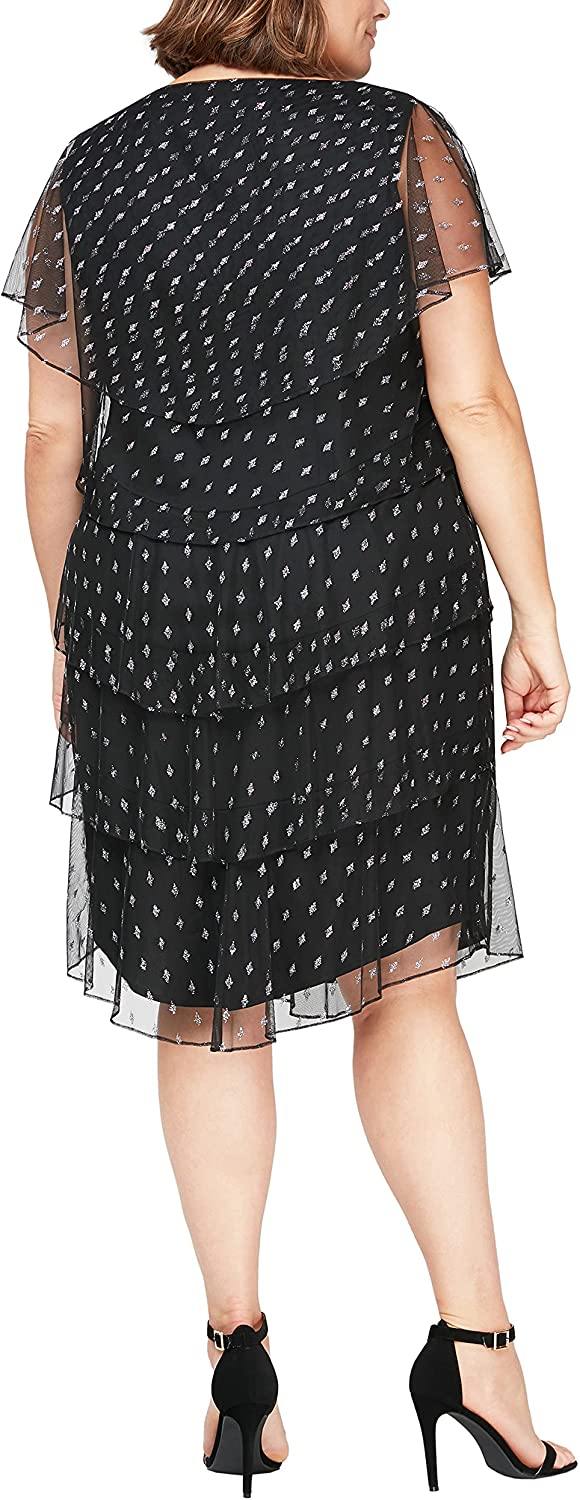 SL Fashions Plus Size Short Formal Dress 9433131 - The Dress Outlet