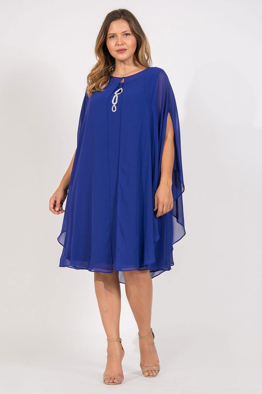 SL Fashions Short Mother of the Bride Dress 612806 - The Dress Outlet