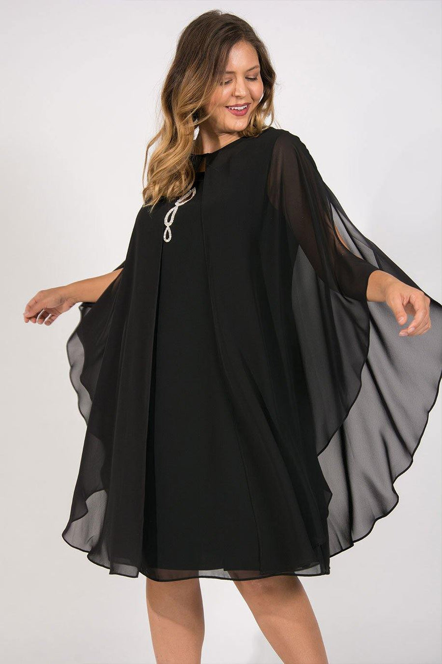 SL Fashions Short Mother of the Bride Dress 612806 - The Dress Outlet