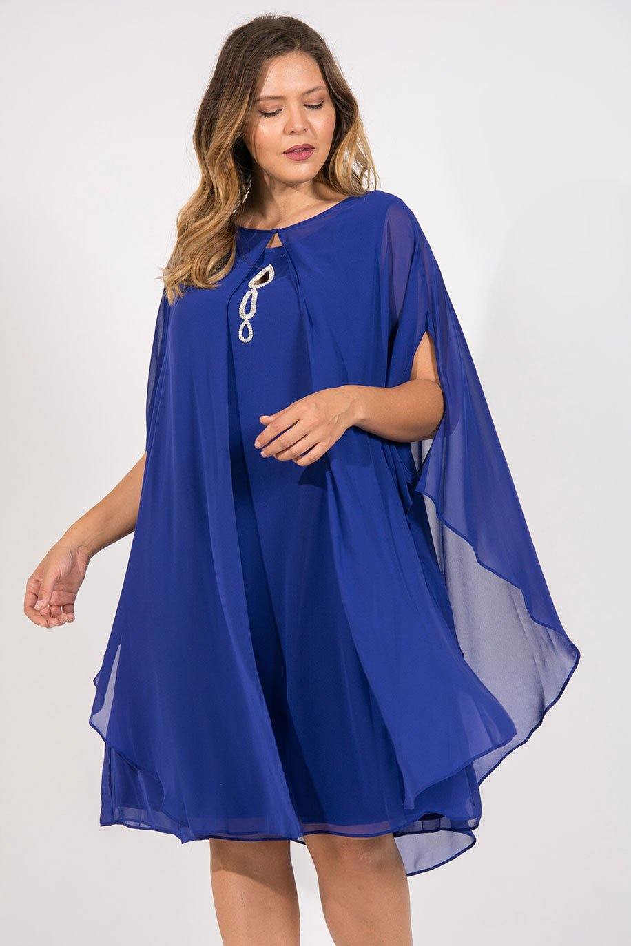 SL Fashions Short Mother of the Bride Dress 612806 - The Dress Outlet