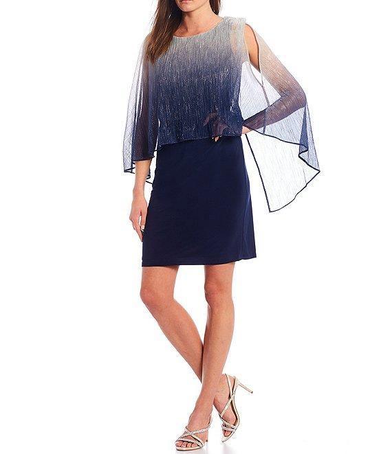 SL Fashions Short Ombre Dress 9155150 - The Dress Outlet