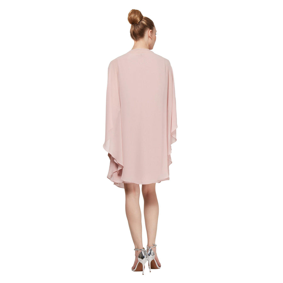 SL Fashions Short Sleeveless Chiffon Dress 112806 - The Dress Outlet