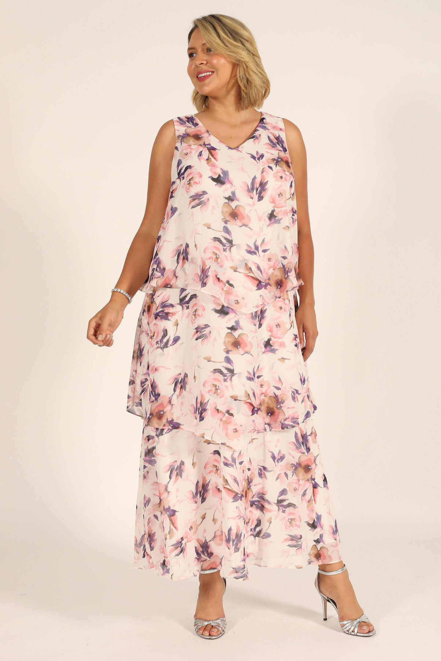 SL Fashions Sleeveless Long Formal Dress 9471620 - The Dress Outlet