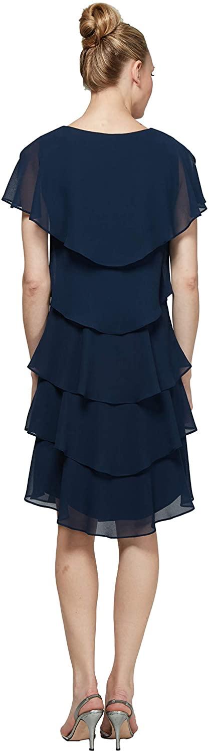 SL Fashions Women's Cocktail Dress 117525 - The Dress Outlet