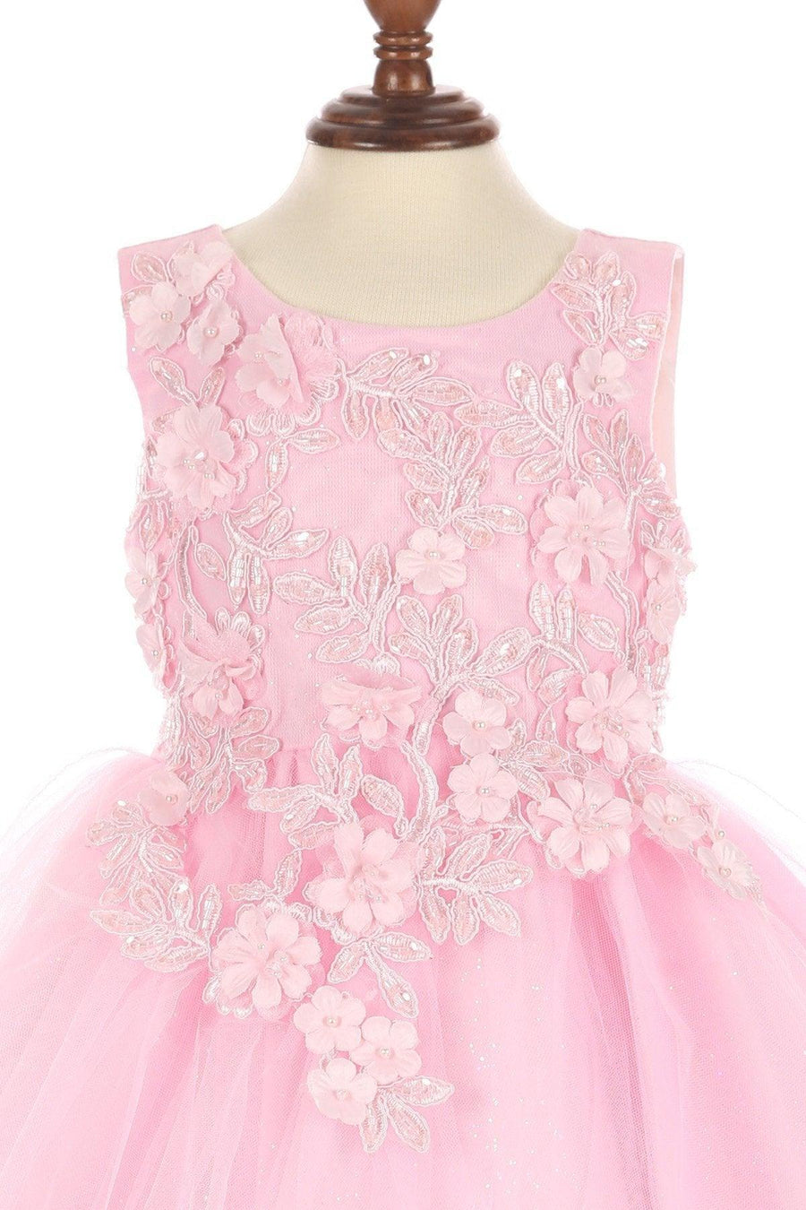 Sleeveless Baby Flower Girls Dress - The Dress Outlet