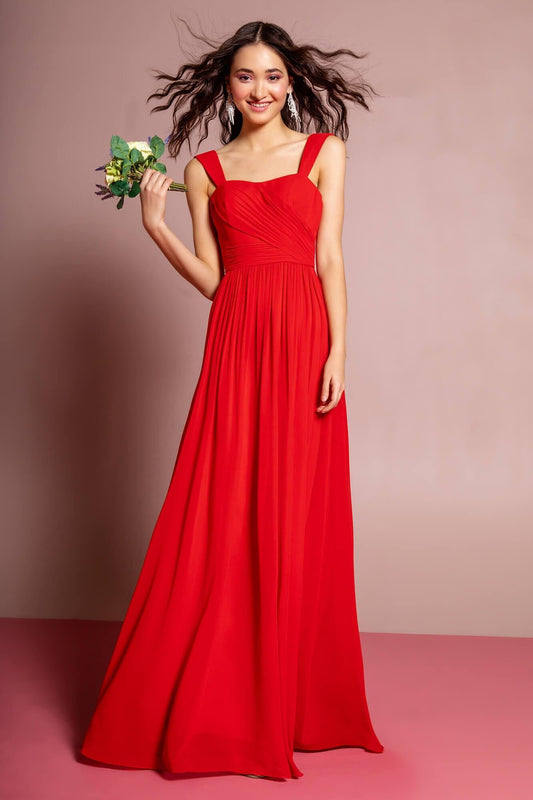 Sleeveless Chiffon Long Formal Dress - The Dress Outlet Elizabeth K