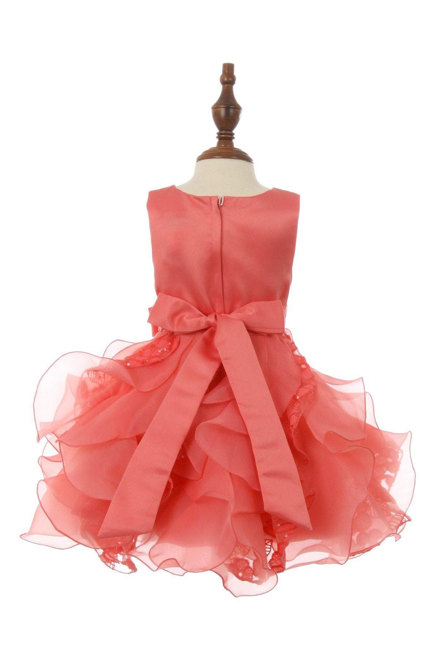 Sleeveless Lace Top Baby Flower Girls Dress - The Dress Outlet Cinderella Couture