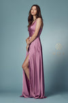 Sleeveless Long Fit and Flare Prom Dress - The Dress Outlet