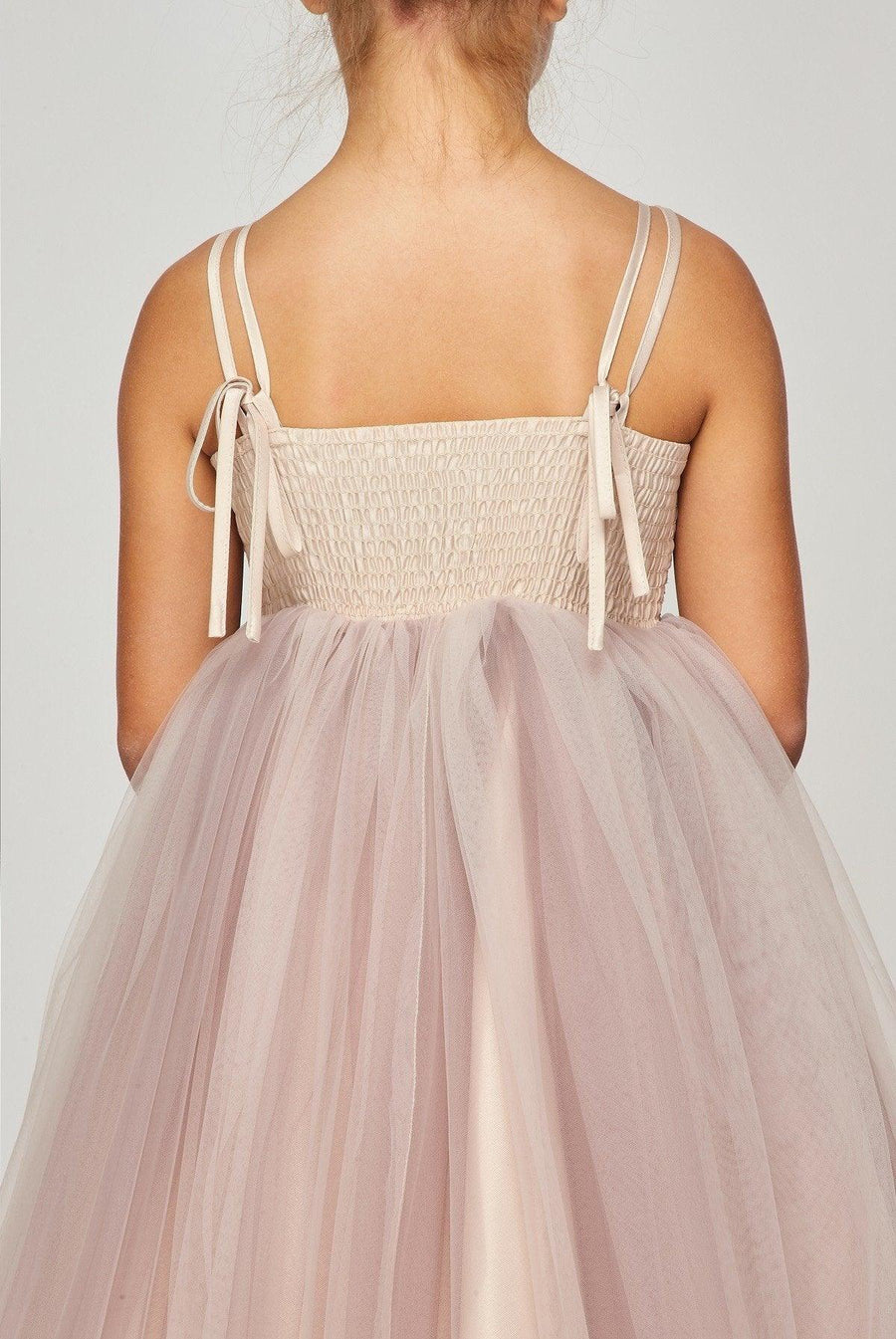 Sleeveless Short Sequins Flower Girl Dress - The Dress Outlet