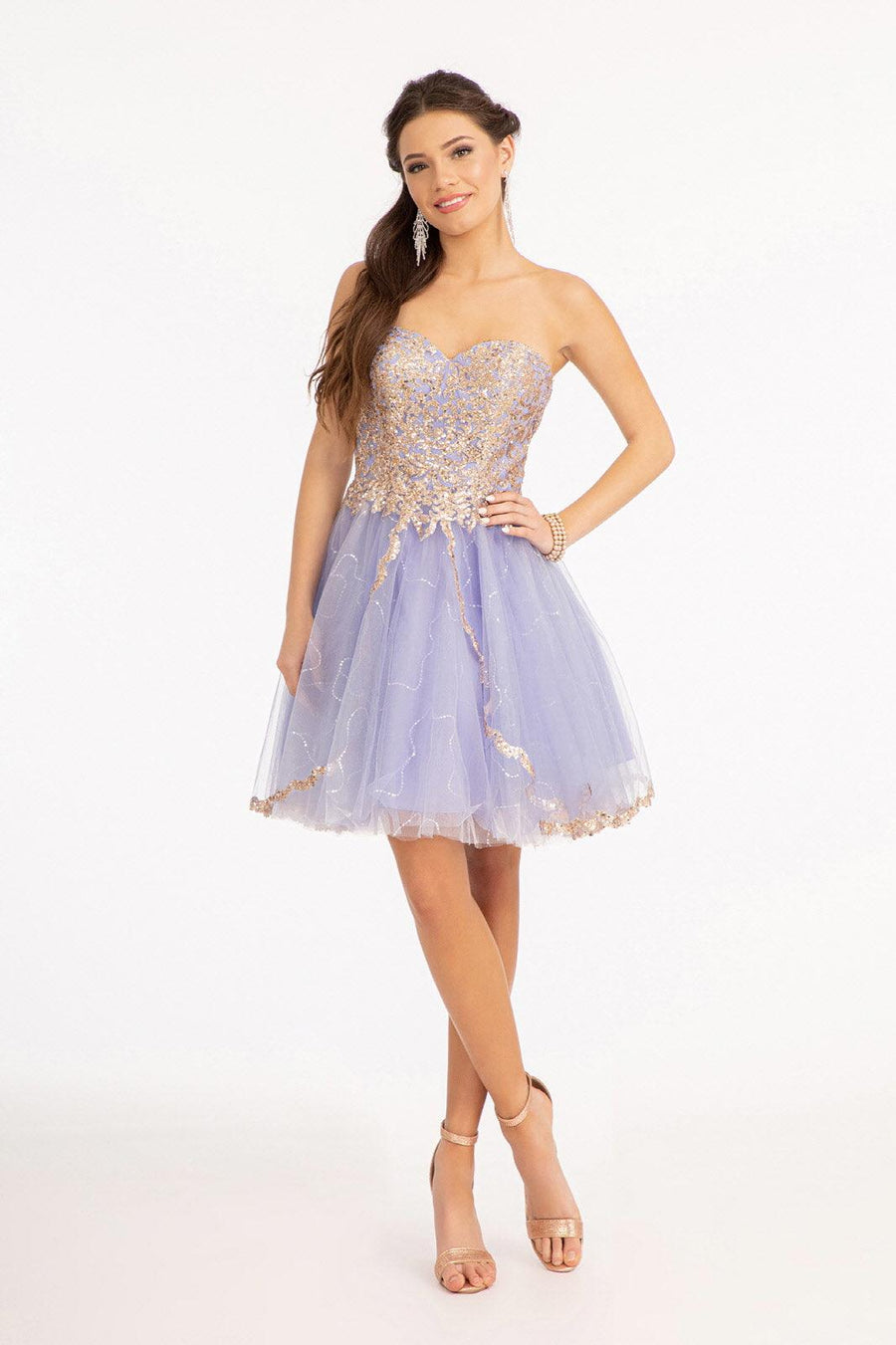 Strapless Homecoming Short Dress Sale - The Dress Outlet