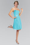 Strapless Short Formal Dress Bridesmaid - The Dress Outlet Elizabeth K