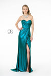 Sweetheart Ruched Mermaid Long Prom Dress - The Dress Outlet Elizabeth K