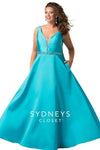 Sydneys Closet Long Evening Gown Prom Dress - The Dress Outlet Sydneys Closet