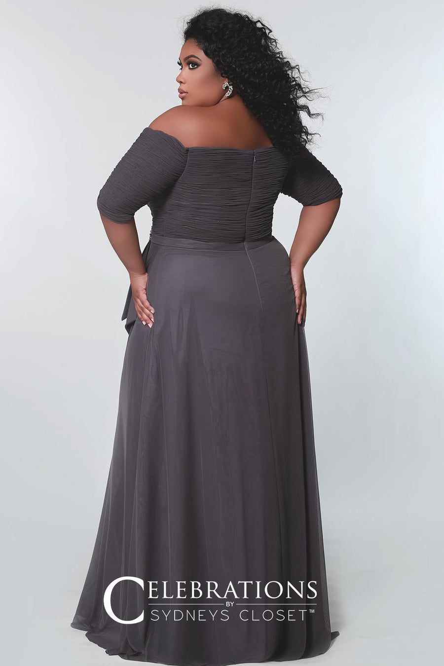 Sydneys Closet Long Mother of the Bride Formal Gown - The Dress Outlet