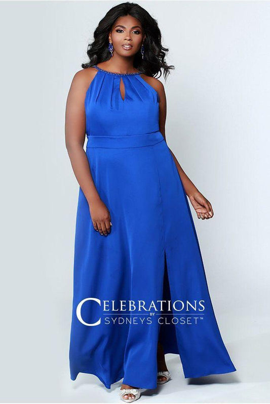 Sydneys Closet Long Sexy Prom Dress Evening Gown - The Dress Outlet Sydneys Closet