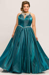 Sydneys Closet Plus Size Long Prom Dress - The Dress Outlet