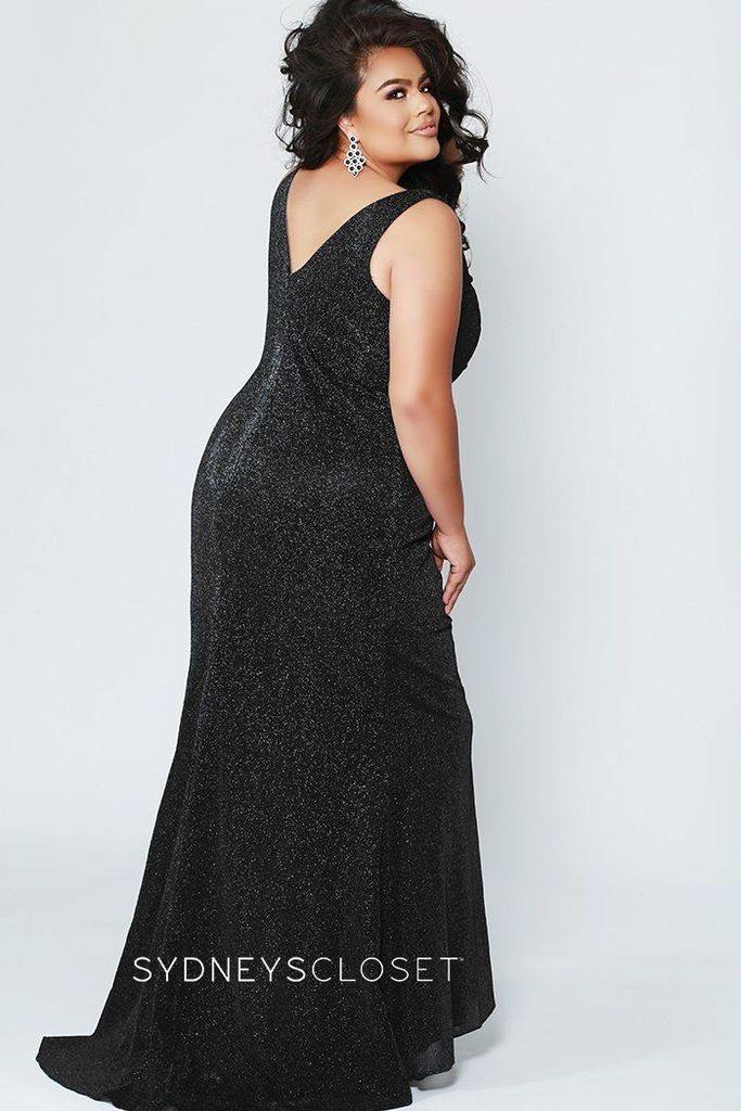 Sydneys Closet Plus Size Long Prom Dress - The Dress Outlet