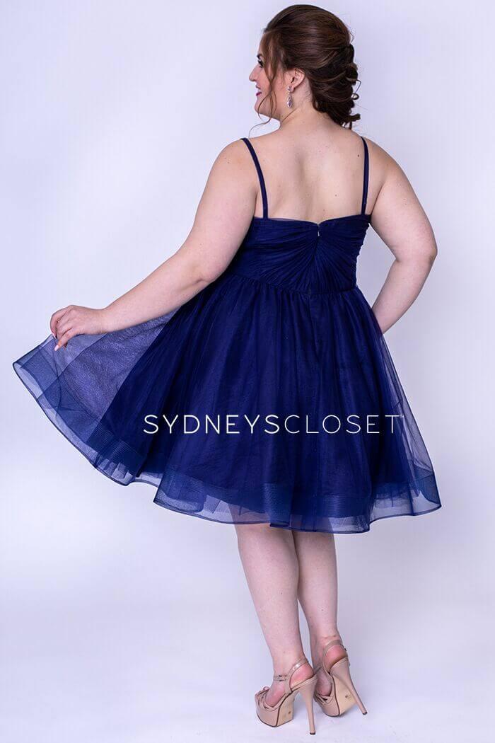 Sydneys Closet Short Homecoming Plus Size Prom Dress - The Dress Outlet