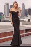 Prom Dresses Fitted Long Formal Evening Prom Dress Black