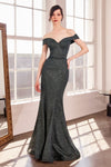 Prom Dresses Long Mermaid Formal Glitter Prom Dress Navy
