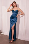 Prom Dresses Prom Long Formal Fitted Evening Dress Navy