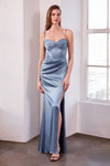Prom Dresses Prom Long Formal Fitted Evening Dress Paris Blue