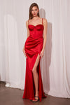 Prom Dresses Prom Long Formal Fitted Evening Dress Red