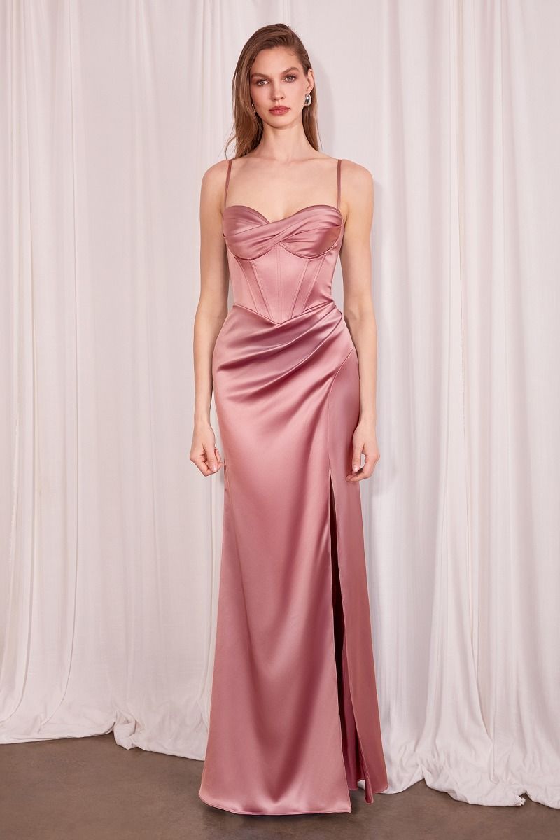 Prom Dresses Prom Long Formal Fitted Evening Dress Rosewood