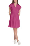 Cocktail Dresses A Line Short Cocktail Ruffle Dress Berry